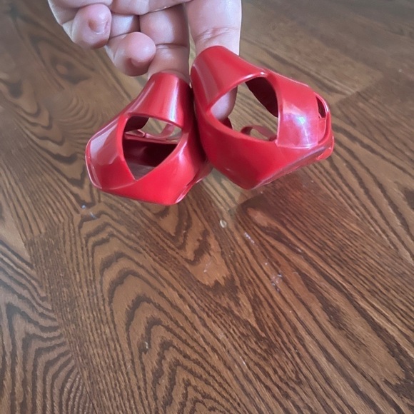 Ballet flats Moschino+ kartell Red size size 38 rubber - Picture 7 of 9